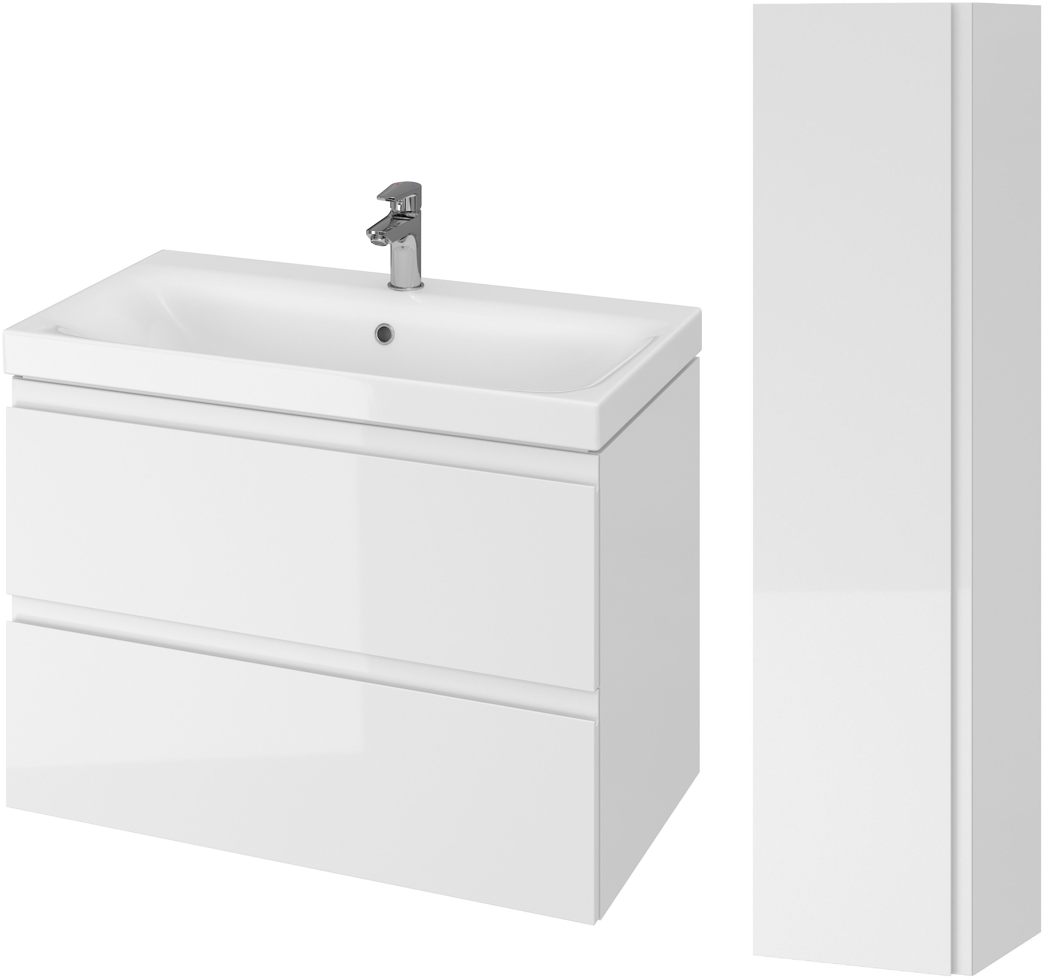 Set lavabo con armadietto Cersanit Moduo S801-221-DSM, armadietto Cersanit Moduo S590-020-DSM