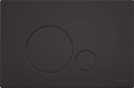 Duravit DuraSystem placca di comando per WC nero WD5010031000