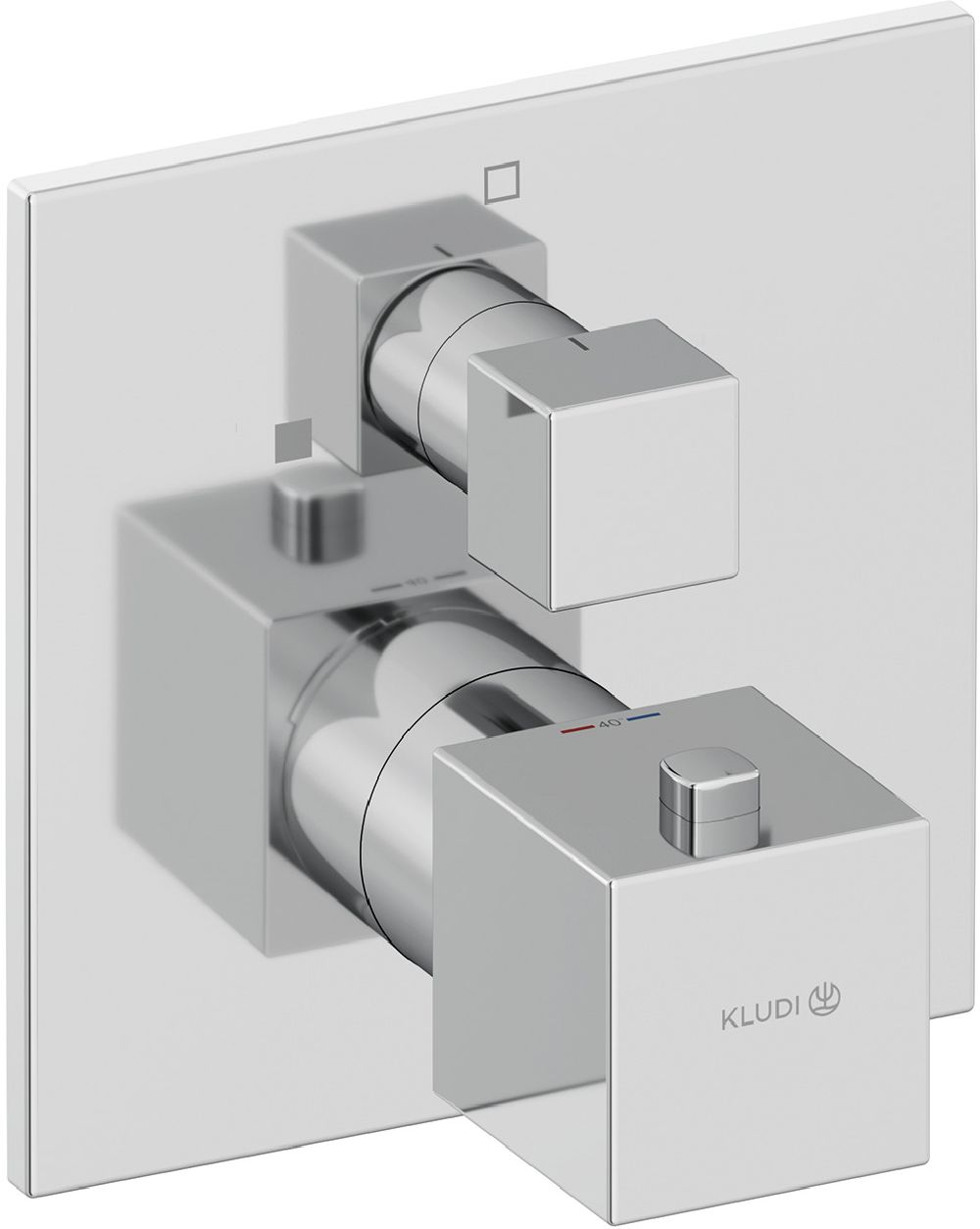 Kludi Decus rubinetto per doccia da incasso con termostato cromo 548850575