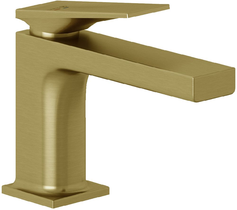 Kludi Decus rubinetto per lavabo verticale oro 54290N075
