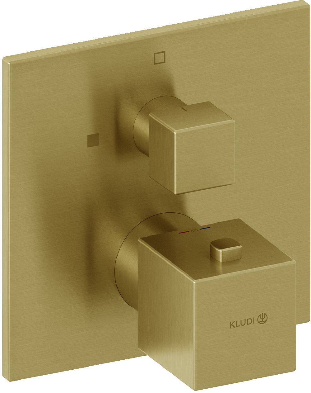Kludi Decus rubinetto per doccia da incasso con termostato oro 54885N075