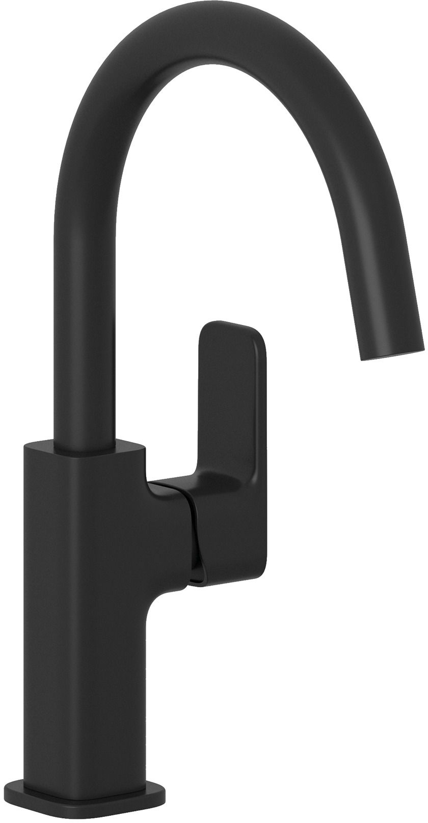 Kludi Renon rubinetto per lavabo verticale nero 420283975