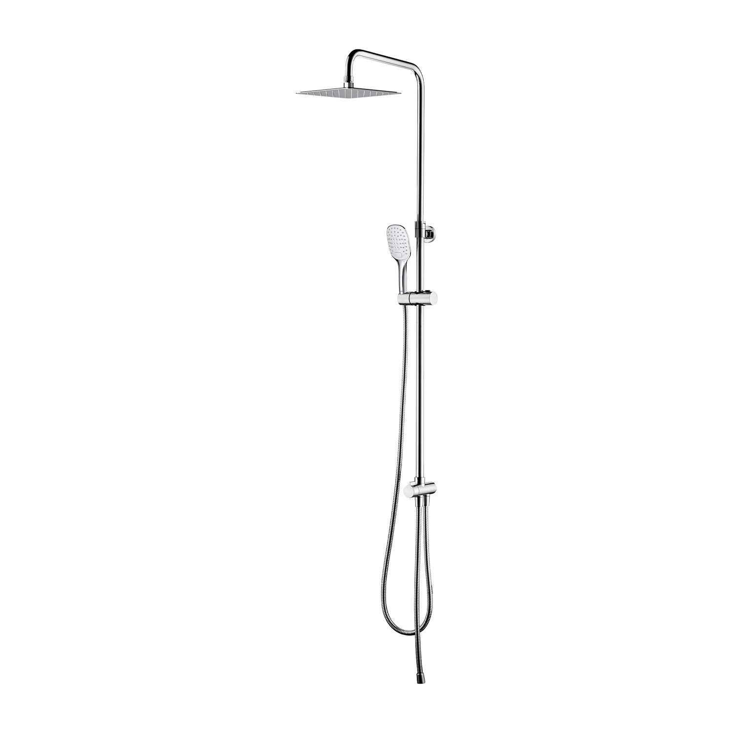 Omnires Davis set doccia a parete con soffione cromo SYSDAVISCR