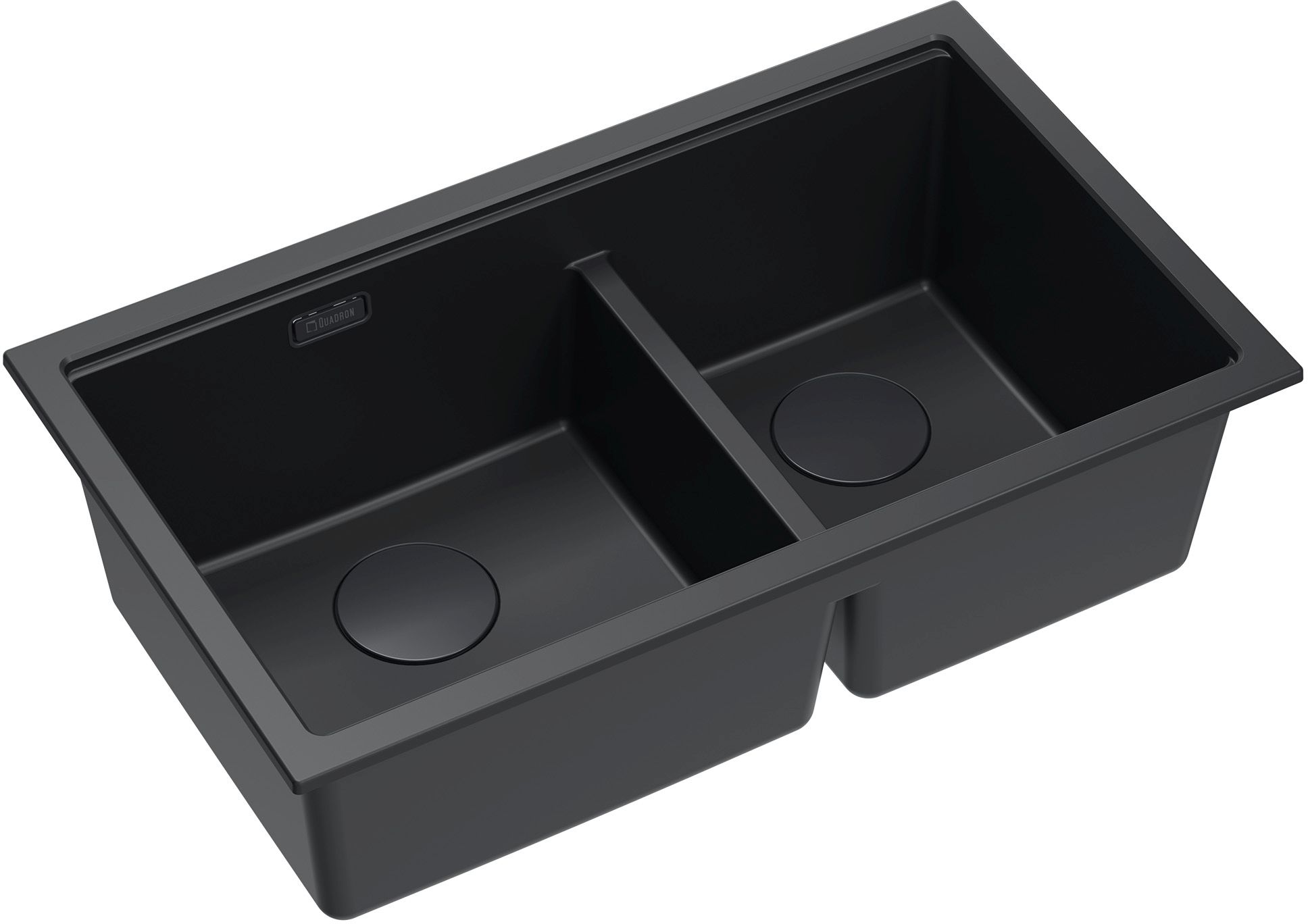 Quadron Logan lavello graniteq 76x45 cm nero HQL7645U7BLMU