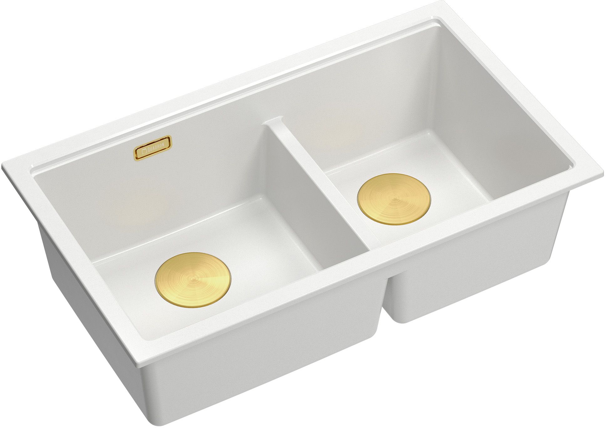 Quadron Logan lavello graniteq 76x45 cm bianco HQL7645U1_PVDG1_U