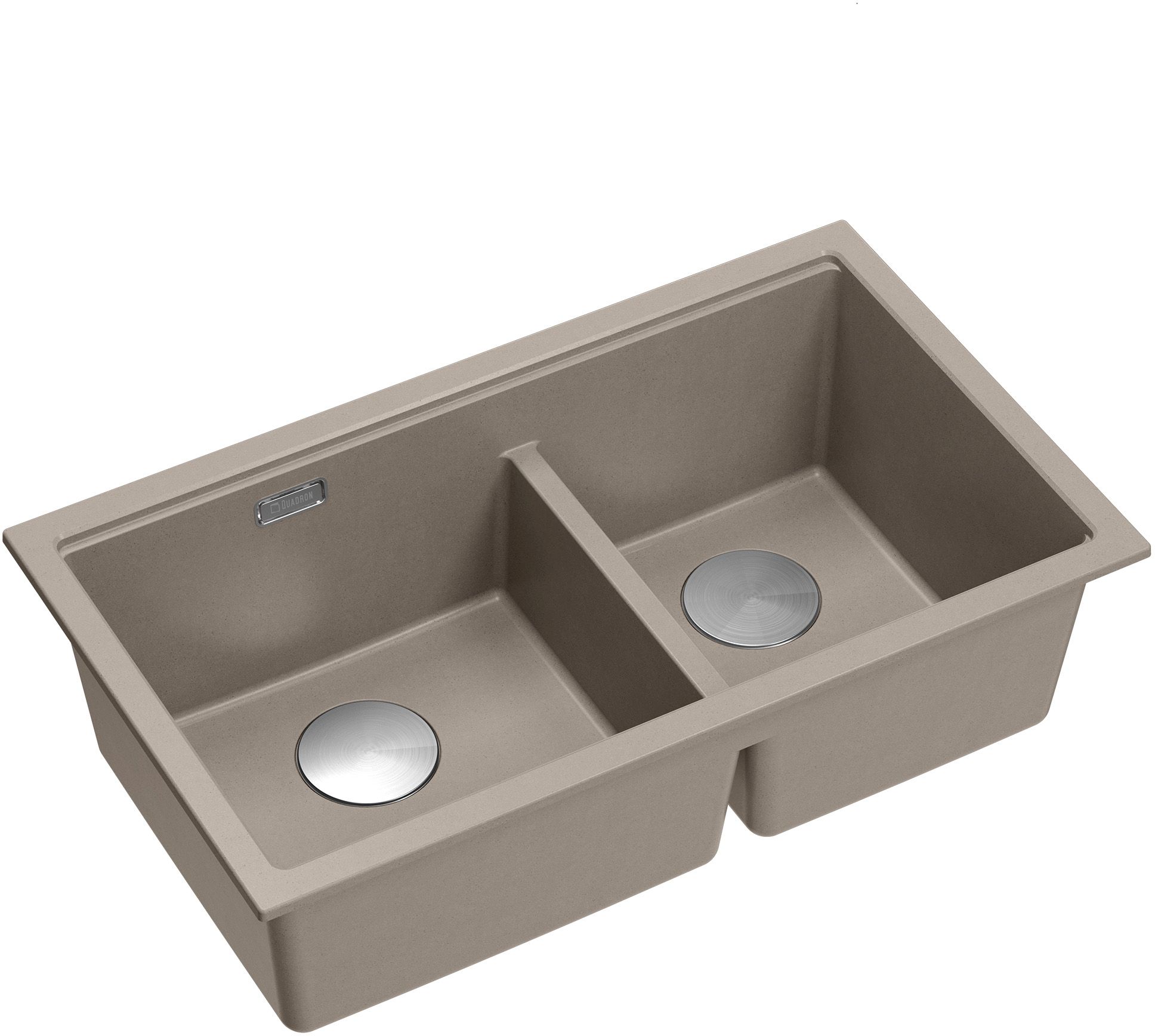 Quadron Logan lavello in granito 76x45 cm beige HQL7645U4BSU