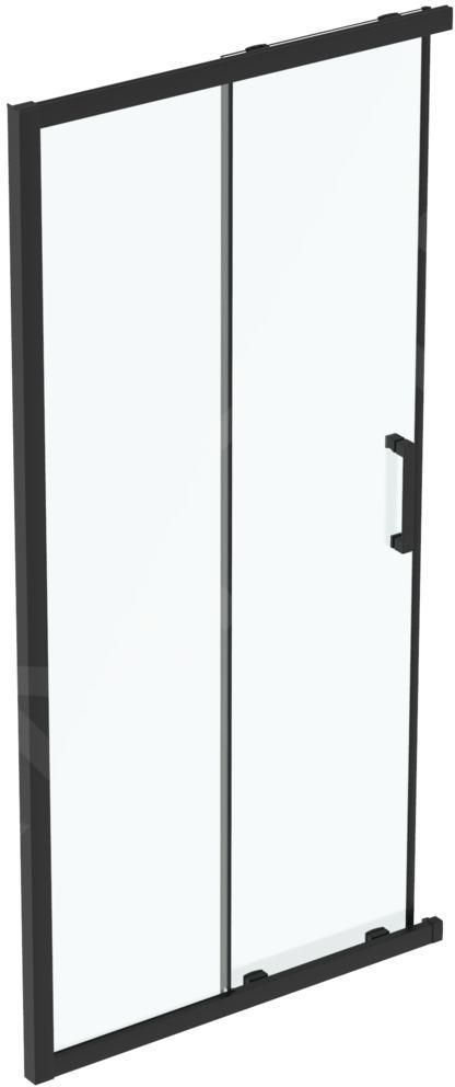 Ideal Standard Connect 2 porta doccia 100 cm scorrevole nero opaca/vetro trasparente K9262V3