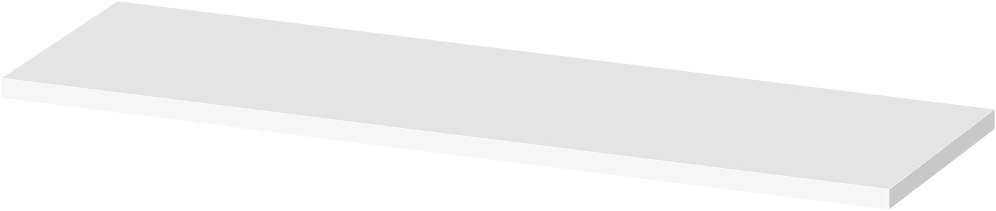 Cersanit Larga piano sopra armadietto 76.4x22.5 cm bianco S164-051