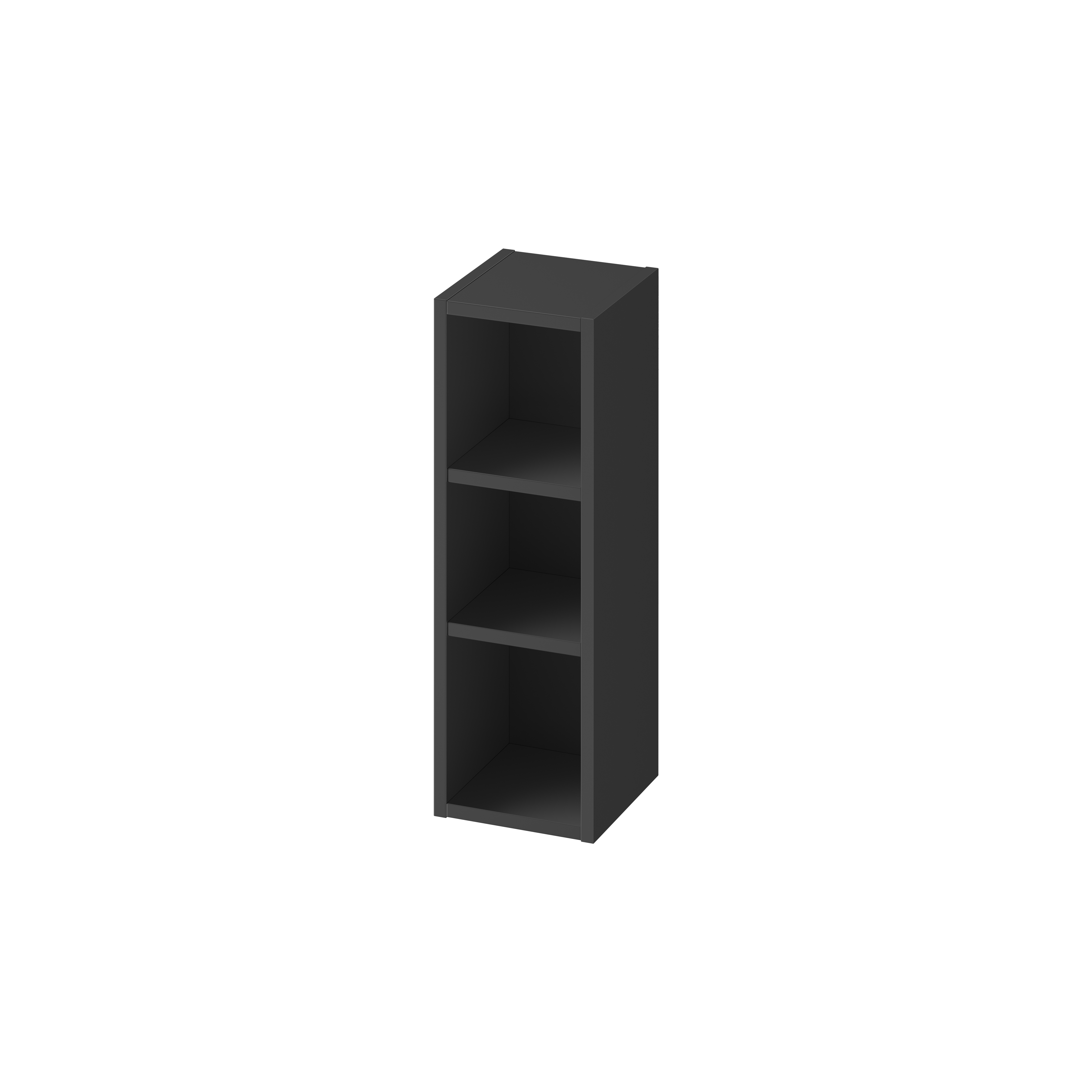 Cersanit Larga armadietto 20x20.6x60 cm laterale sospeso antracite S164-041