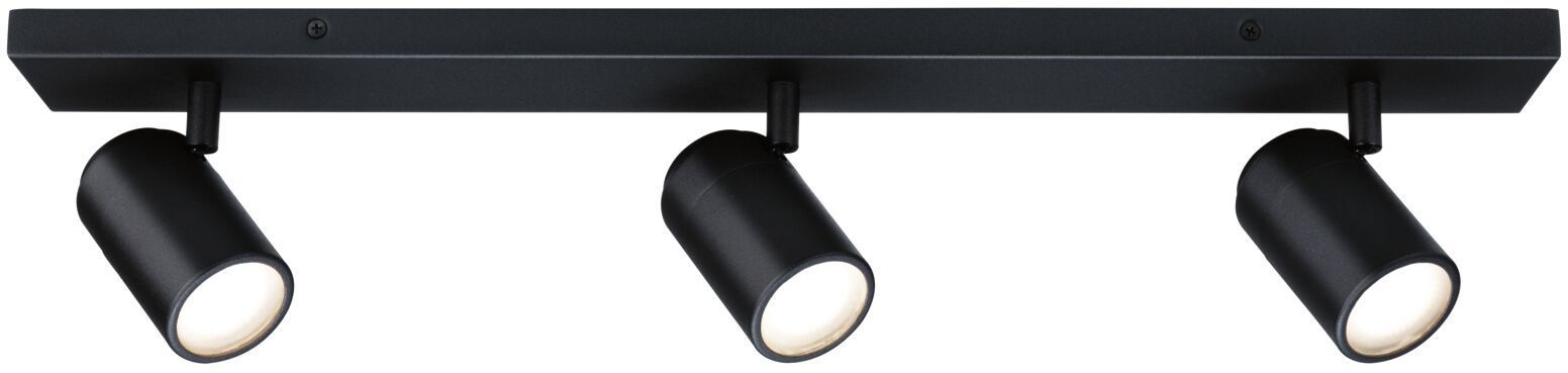 Paulmann Zyli lampada da soffitto 3x10 W nero 66777