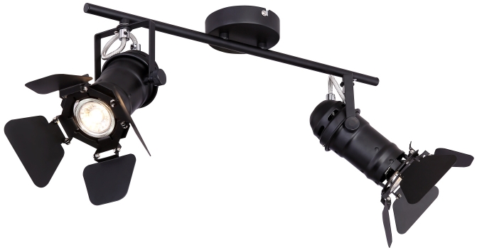 Globo Lighting Egon lampada da parete 2x50 W nero 54650-2B