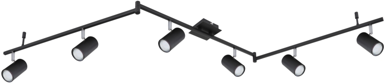 Globo Lighting Robby lampada da soffitto 6x35 W nero 57910-6B