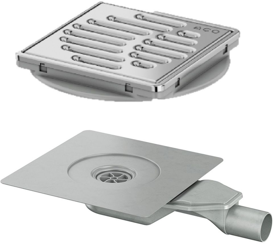 Set scarico per doccia ACO 9010.68.06, scarico per doccia ACO 2245.25.00