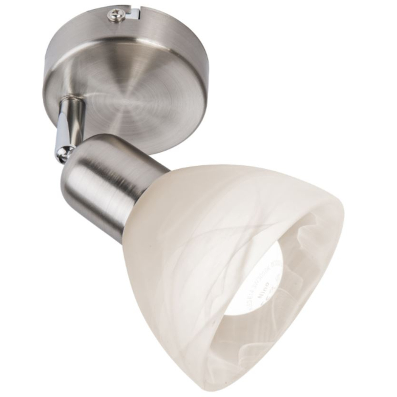 Globo Lighting Daytona lampada da parete 1x5 W bianco-nichel 818901016X