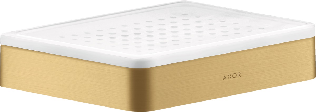 Axor Universal portasapone a parete bianco-oro 42803250