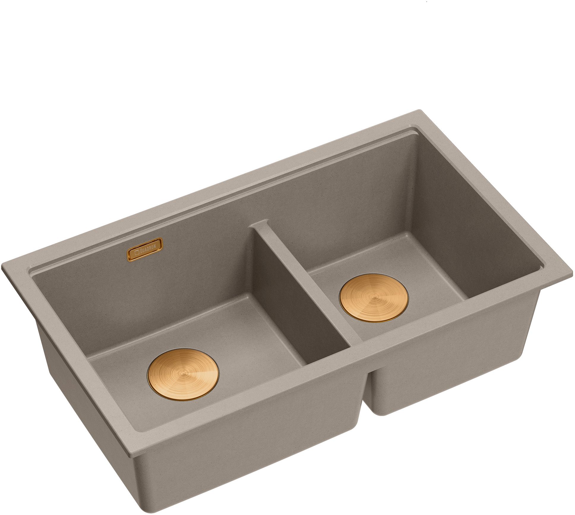 Quadron Logan lavello graniteq 76x45 cm beige HQL7645U4_PVDC1_U