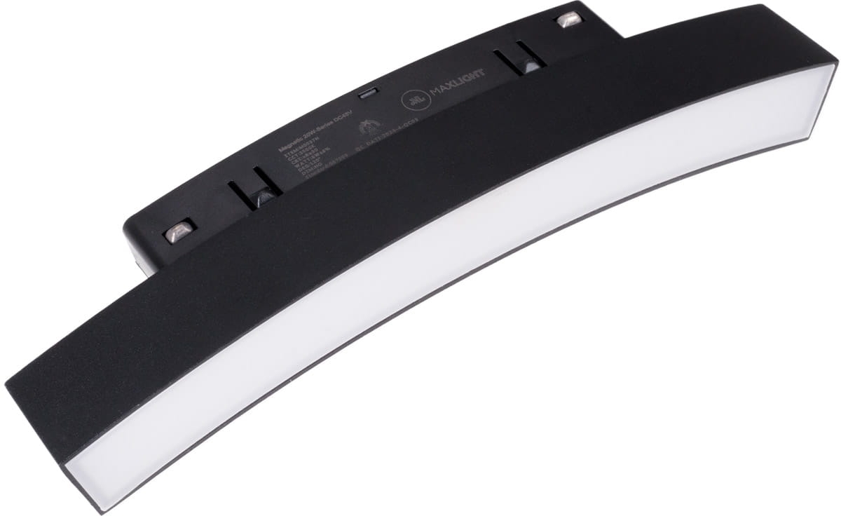 MaxLight Magnetic lampada magnetica 1x8 W nero M0037N