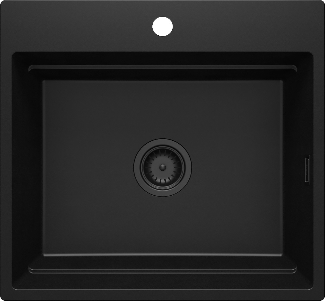 Deante Magnetic lavello in granito 56x52 cm nero ZRM_N10A