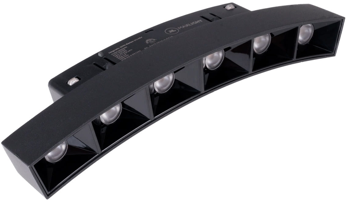 MaxLight Magnific lampada magnetica 1x6 W nero M0039Z
