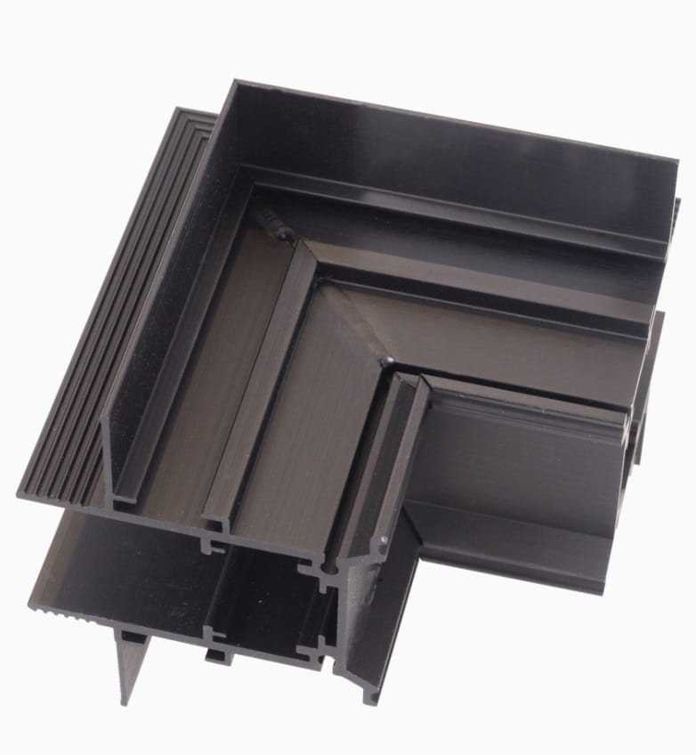 MaxLight Magnetic profilo angolare x W nero MT0009
