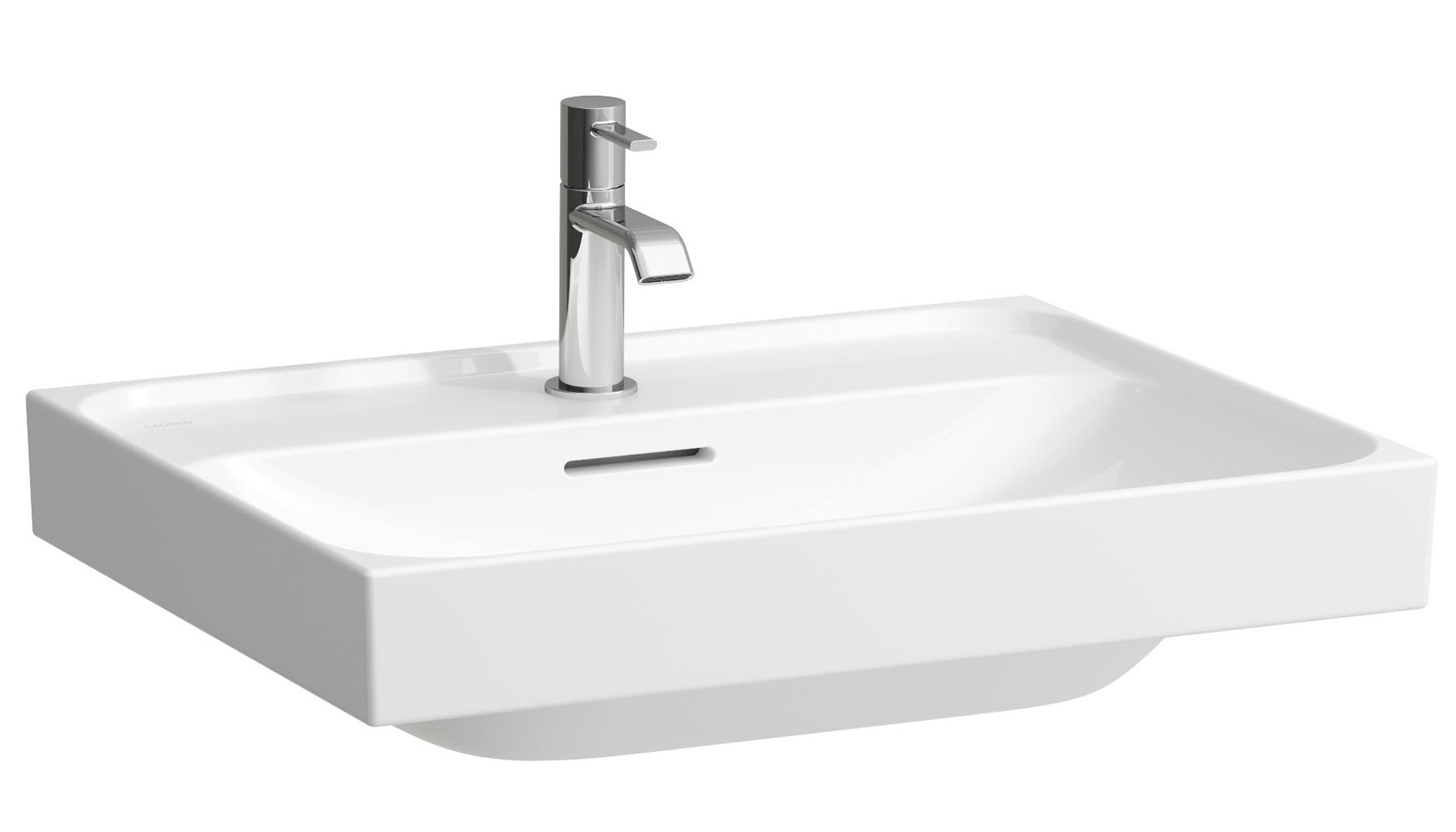Laufen Meda lavabo 60x46 cm rettangolare a parete-da mobile bianco opaca H8101137571041