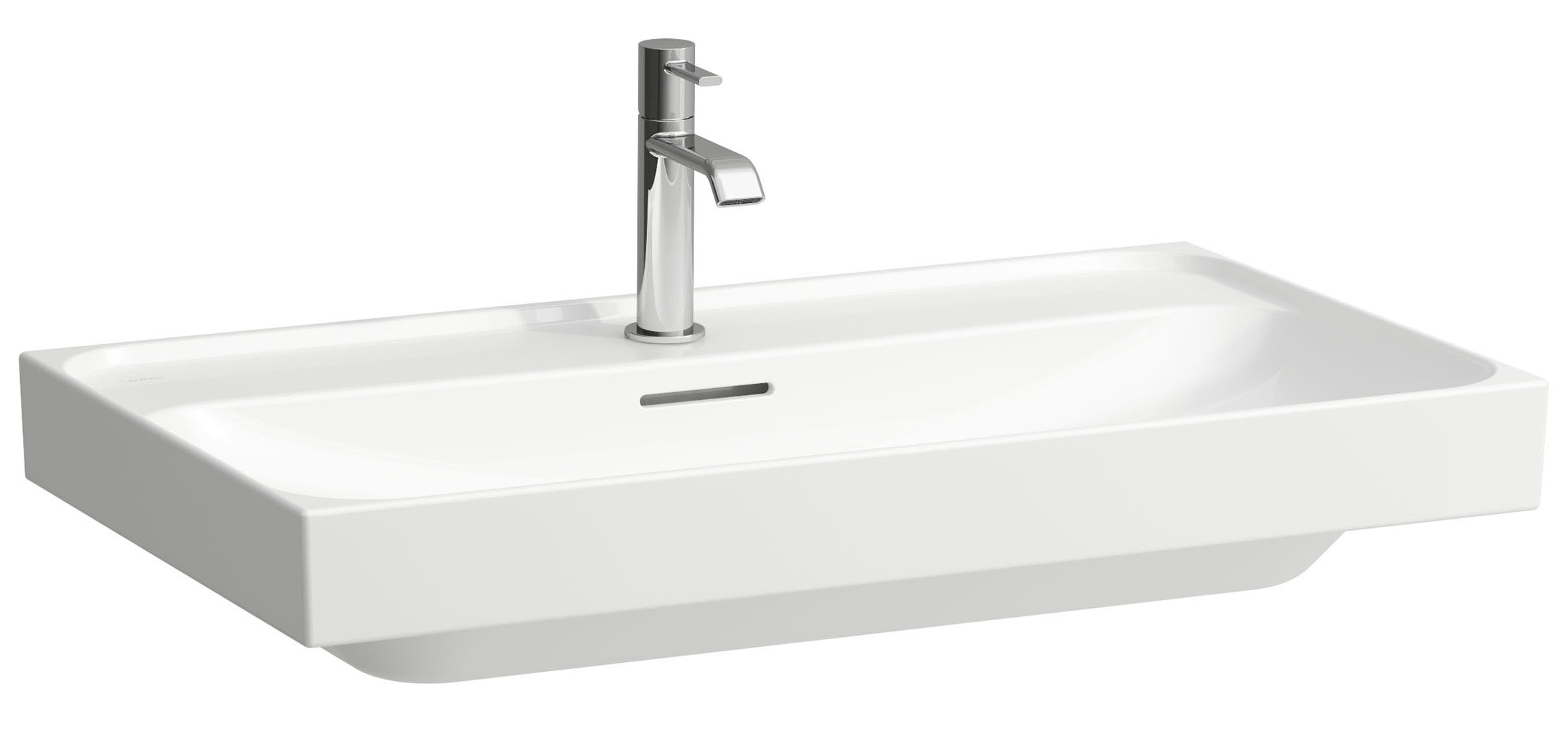 Laufen Meda lavabo 80x46 cm rettangolare a parete bianco opaca H8161177571041