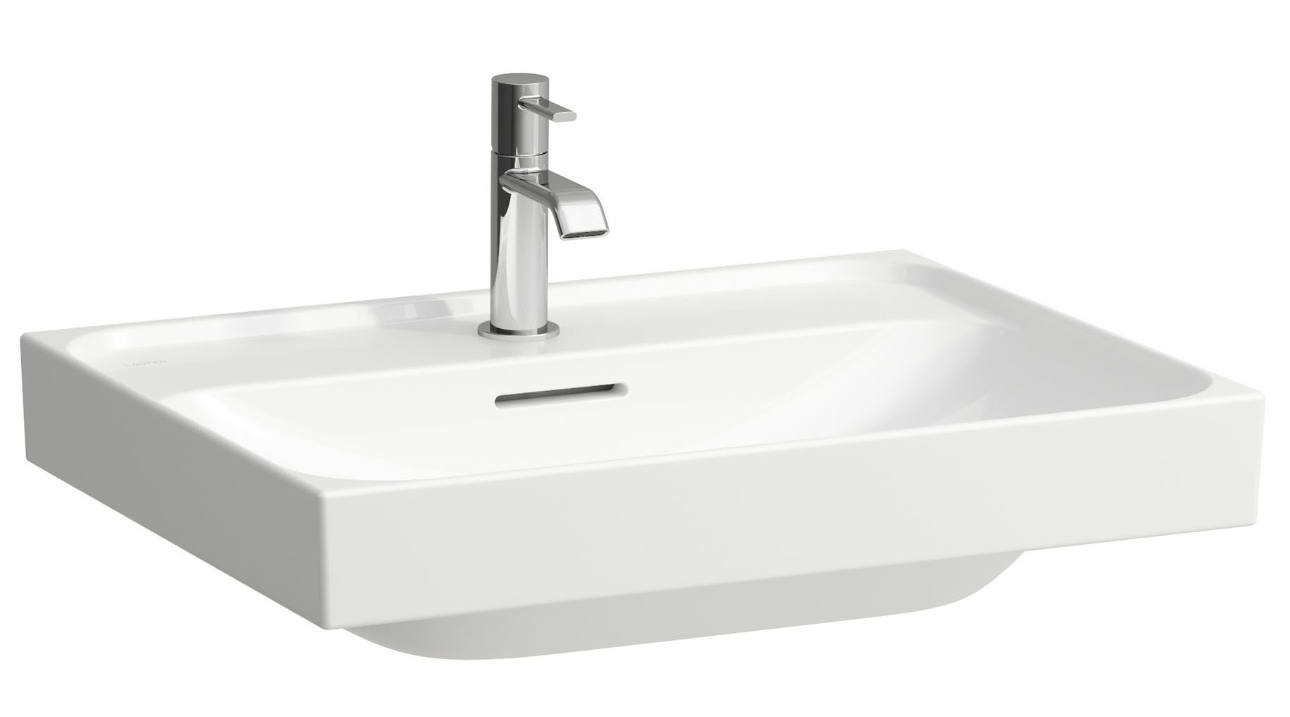 Laufen Meda lavabo 60x46 cm rettangolare a parete bianco opaca H8161137571091