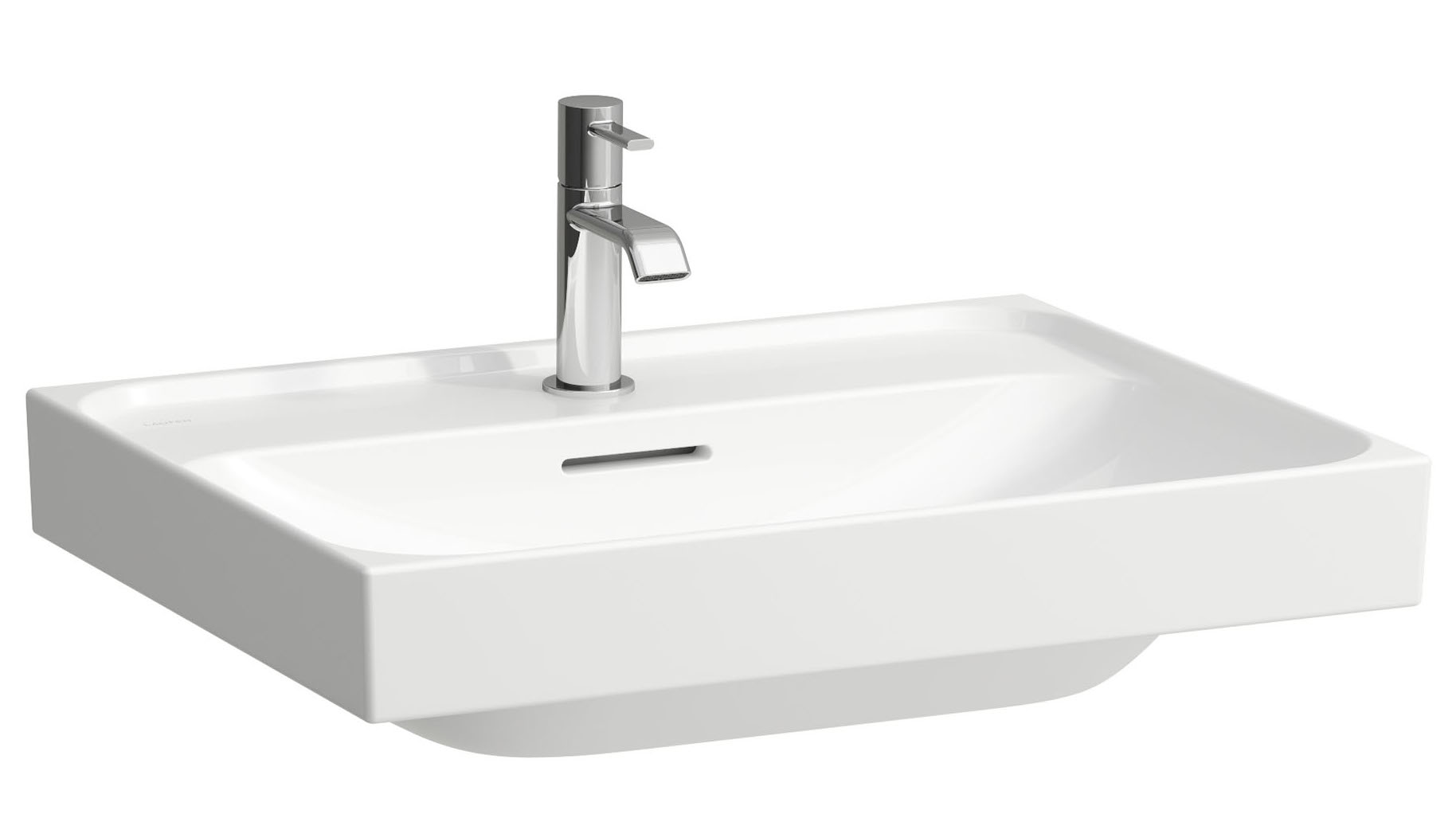 Laufen Meda lavabo 60x46 cm rettangolare a parete-da mobile bianco opaca H8101137571091