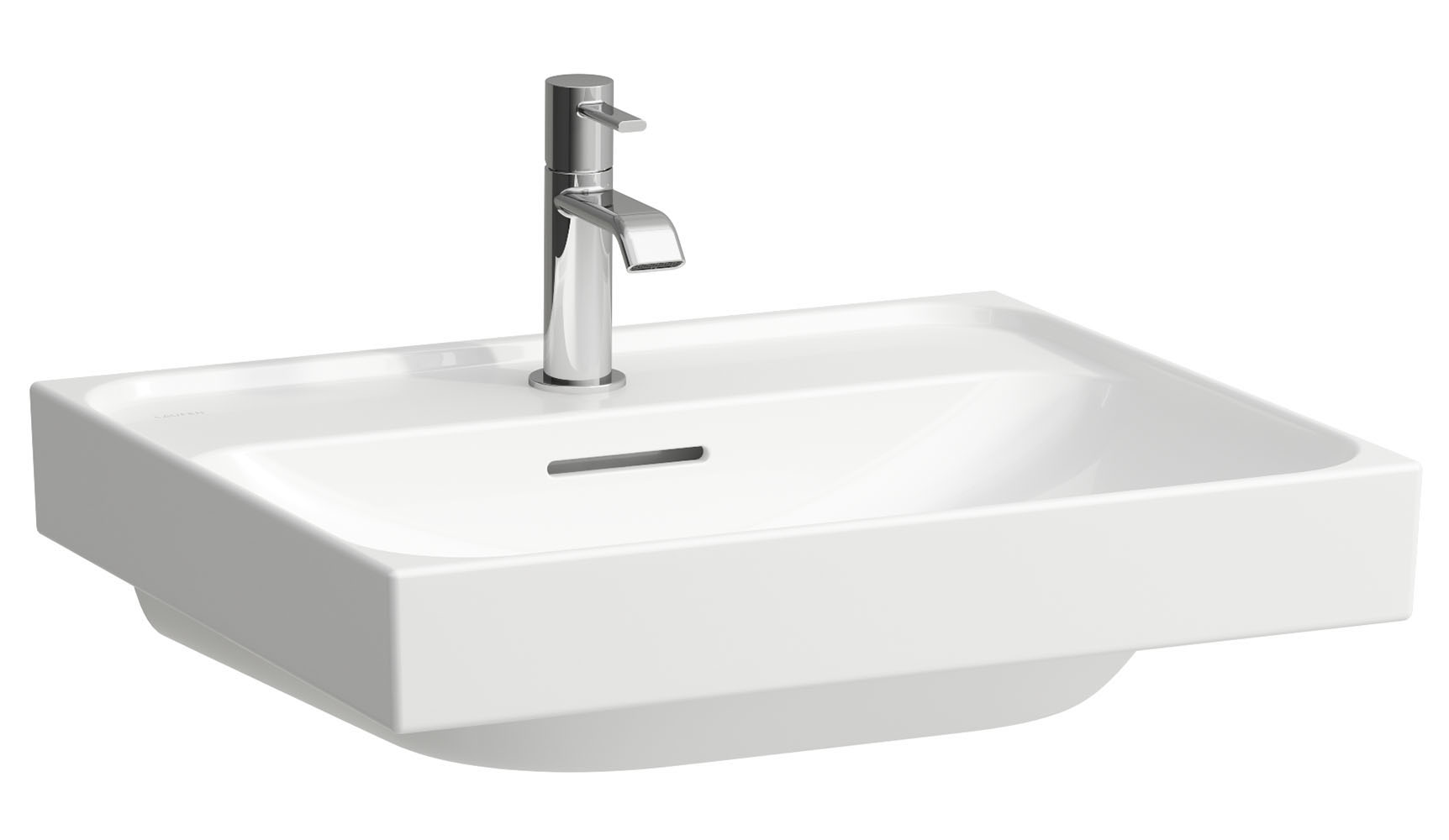 Laufen Meda lavabo 55x46 cm rettangolare a parete-da mobile bianco opaca H8101127571041