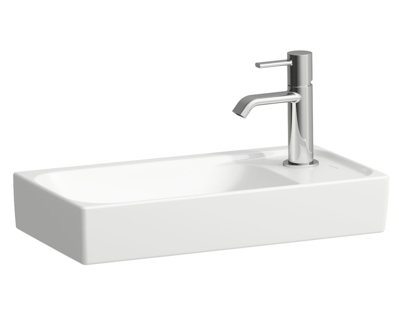 Laufen Meda lavabo 46x23.5 cm rettangolare a parete-da mobile bianco opaca H8151137571141
