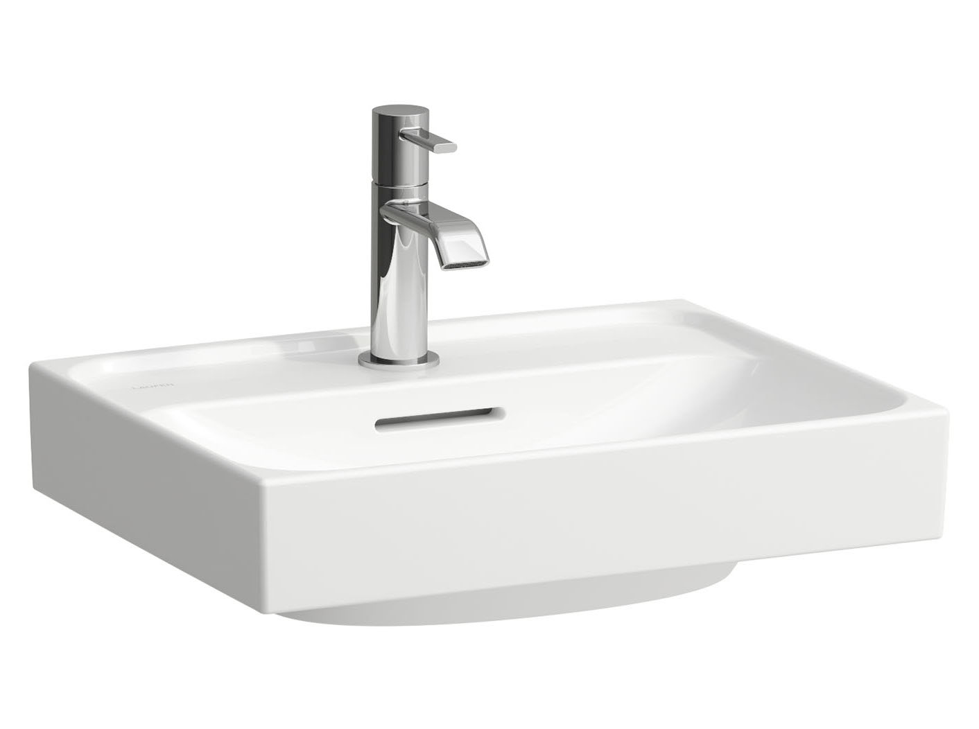Laufen Meda lavabo 45x35 cm rettangolare a parete-da mobile bianco H8151117571091