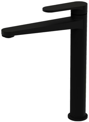 LaVita Cetus rubinetto per lavabo verticale nero 5900378341796
