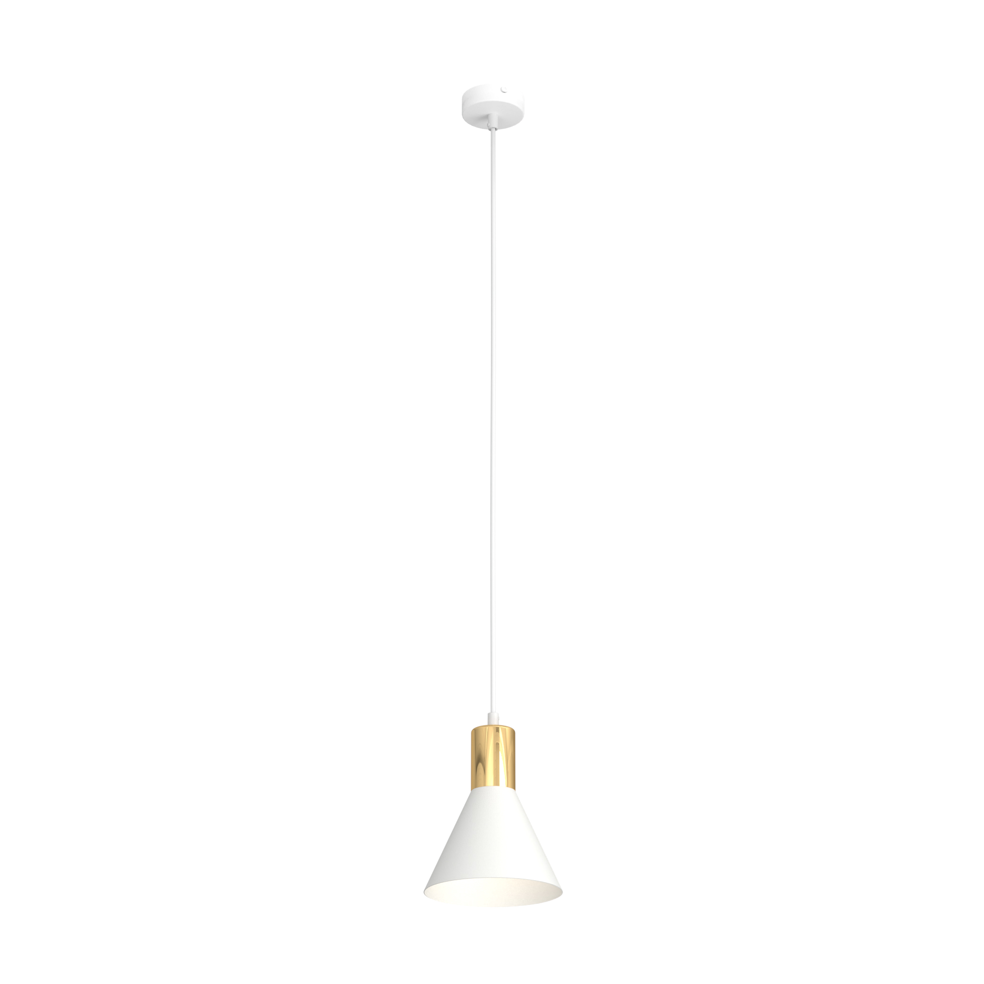 Emibig Rosa lampada sospesa 1x10 W bianco 1389/1