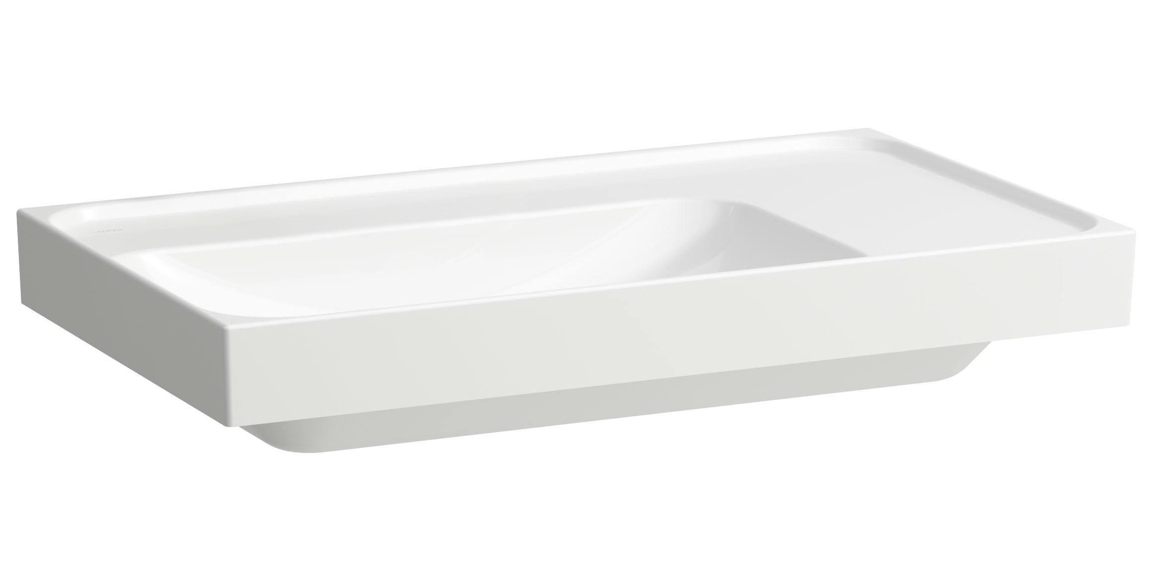 Laufen Meda lavabo 80x46 cm rettangolare a parete-da mobile bianco H8171164001091