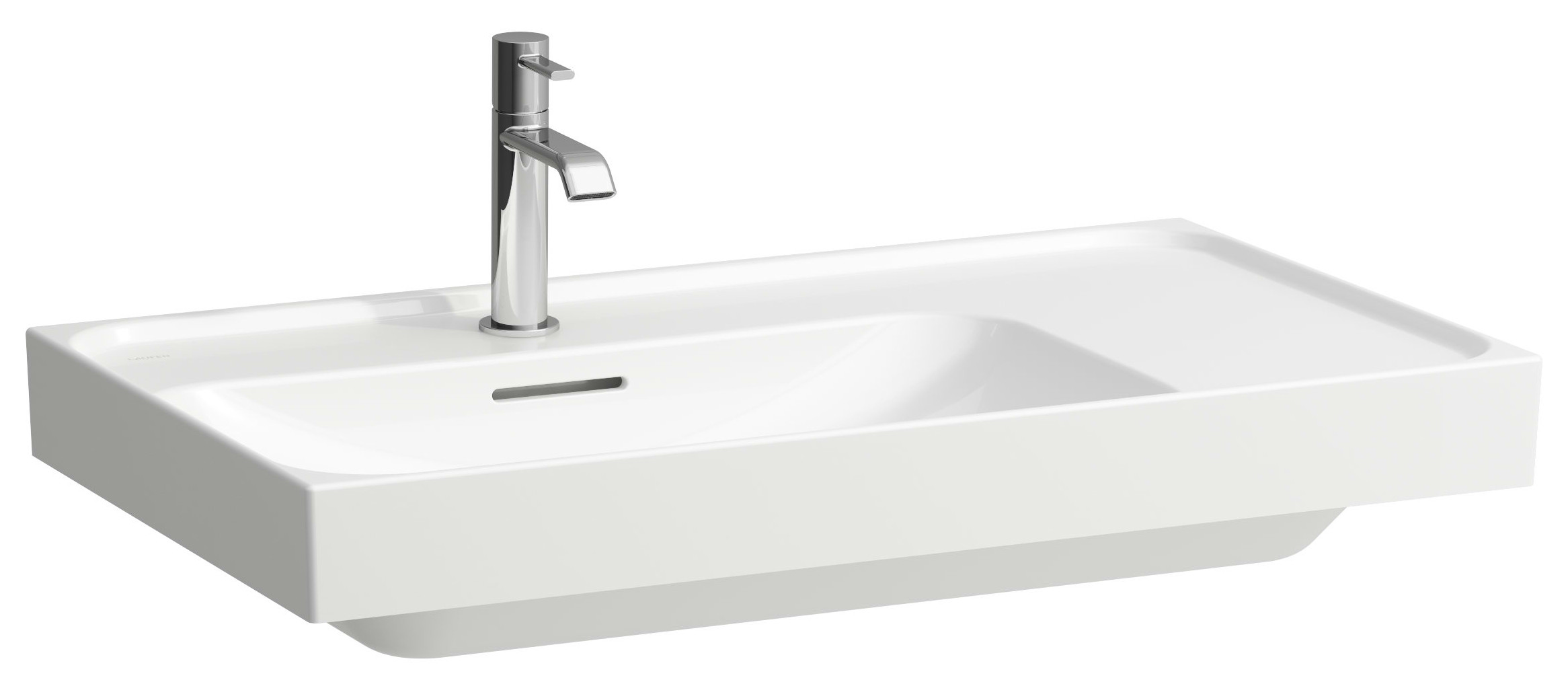 Laufen Meda lavabo 80x46 cm rettangolare a parete-da mobile bianco H8171164001041