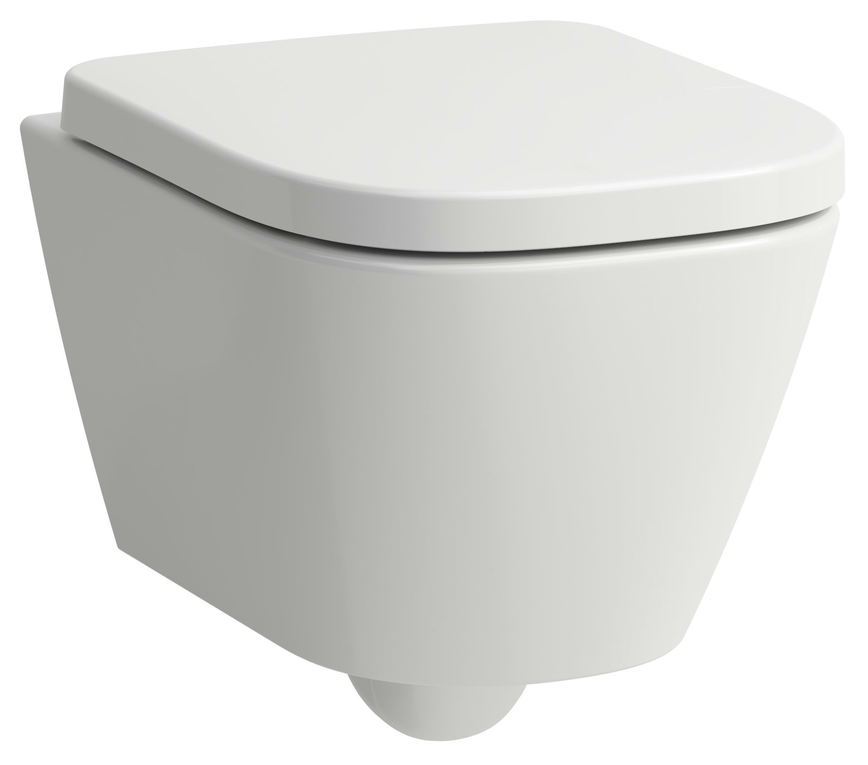Laufen Meda vaso wc sospeso senza brida con scarico a vortice bianco lucida H8201130000001