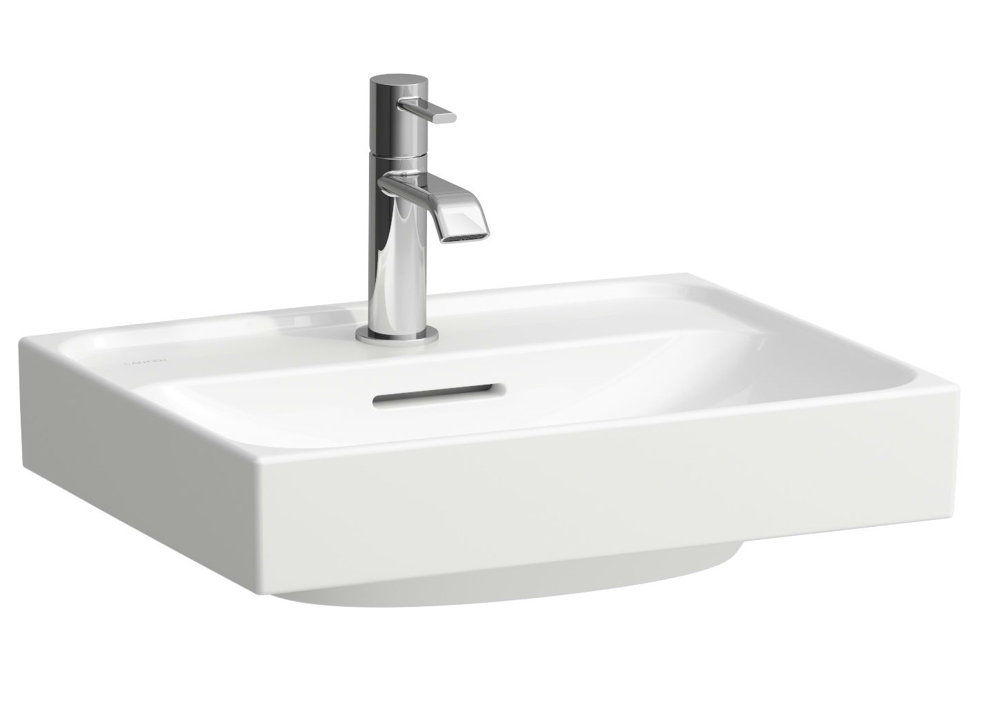 Laufen Meda lavabo 45x35 cm rettangolare a parete-da mobile bianco H8151114001091