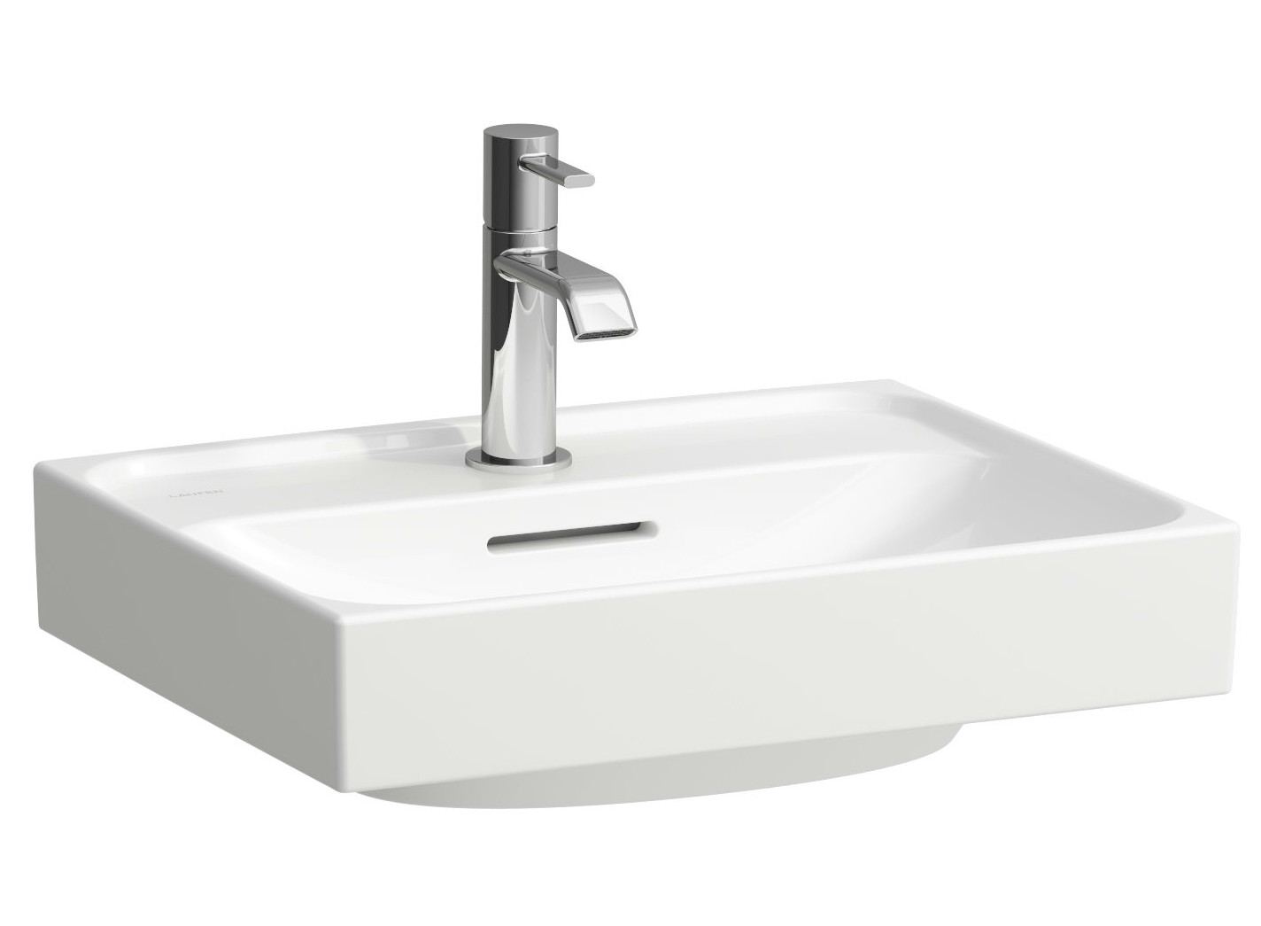 Laufen Meda lavabo 45x35 cm rettangolare a parete-da mobile bianco H8151114001041