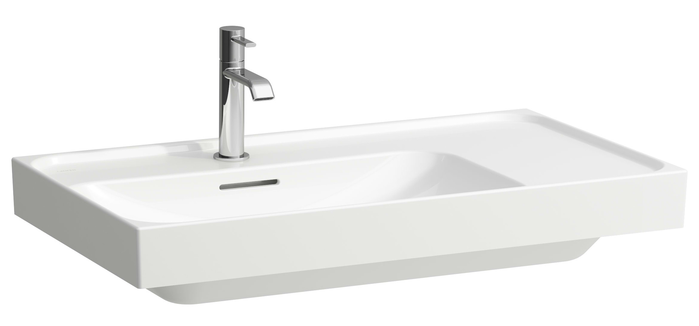 Laufen Meda lavabo 80x46 cm rettangolare a parete-da mobile bianco H8171160001041