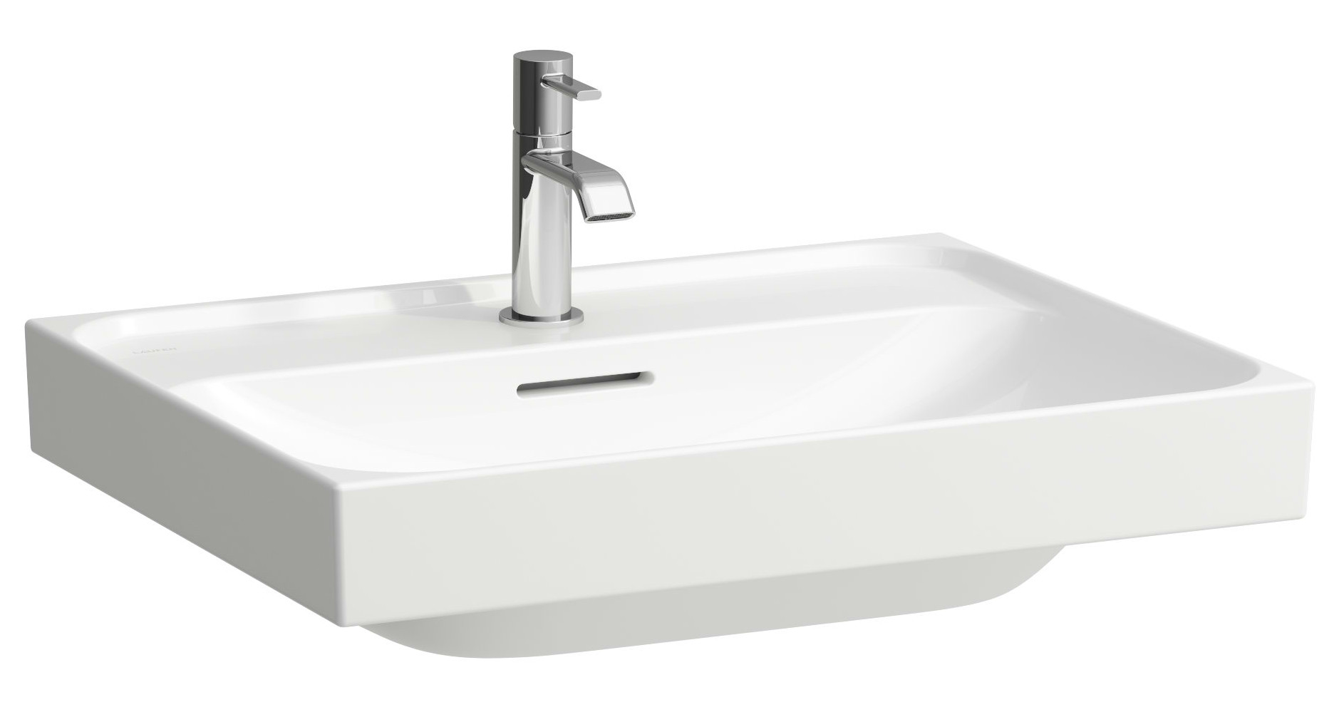 Laufen Meda lavabo 60x46 cm rettangolare a parete bianco H8161130001091