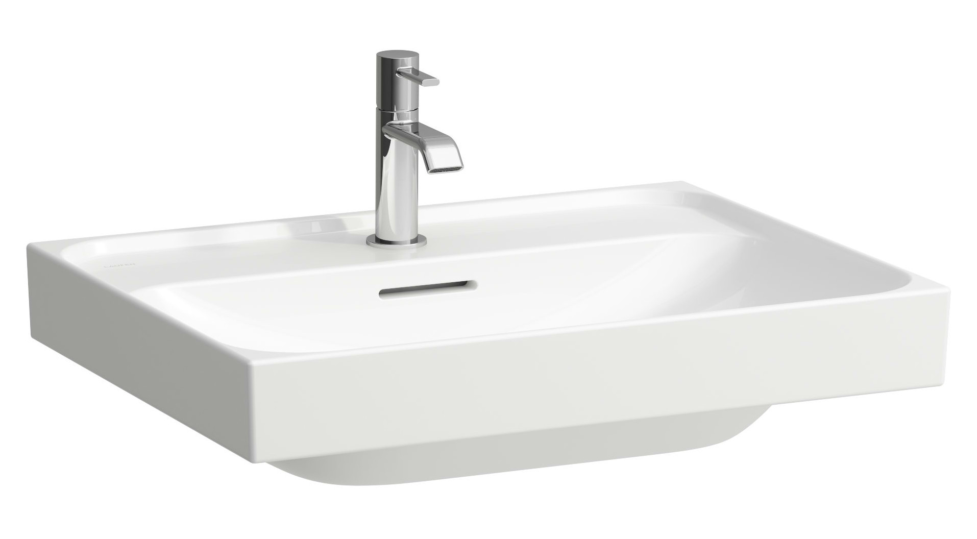 Laufen Meda lavabo 60x46 cm rettangolare a parete-da mobile bianco H8101130001041