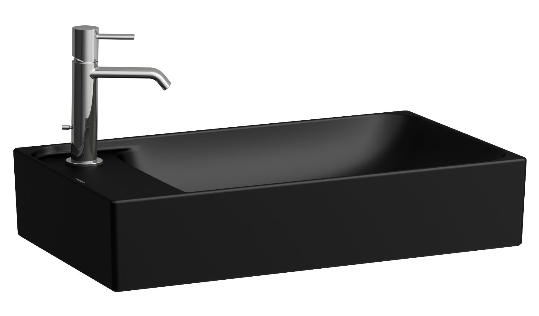 Laufen Meda lavabo 60x35 cm rettangolare da appoggio nero opaca H8121137161131