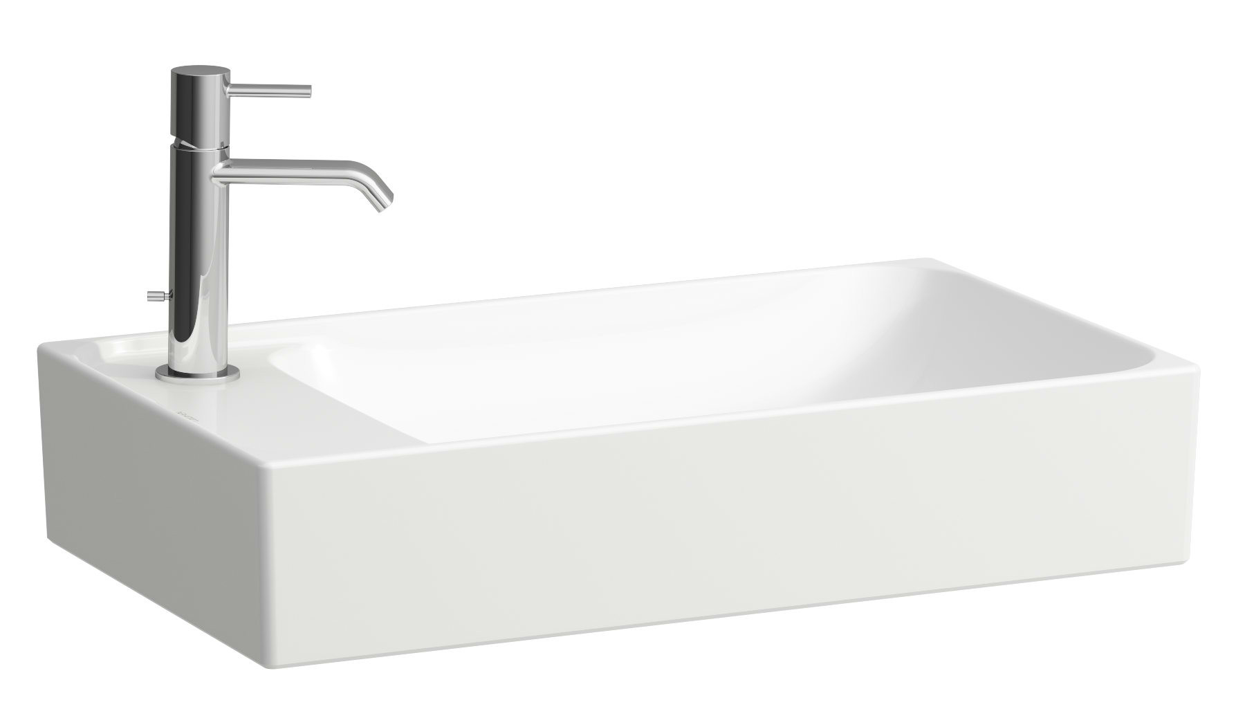 Laufen Meda lavabo 60x35 cm rettangolare da appoggio bianco lucida H8121130001051