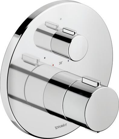 Duravit rubinetto per doccia da incasso con termostato || TH4200016070