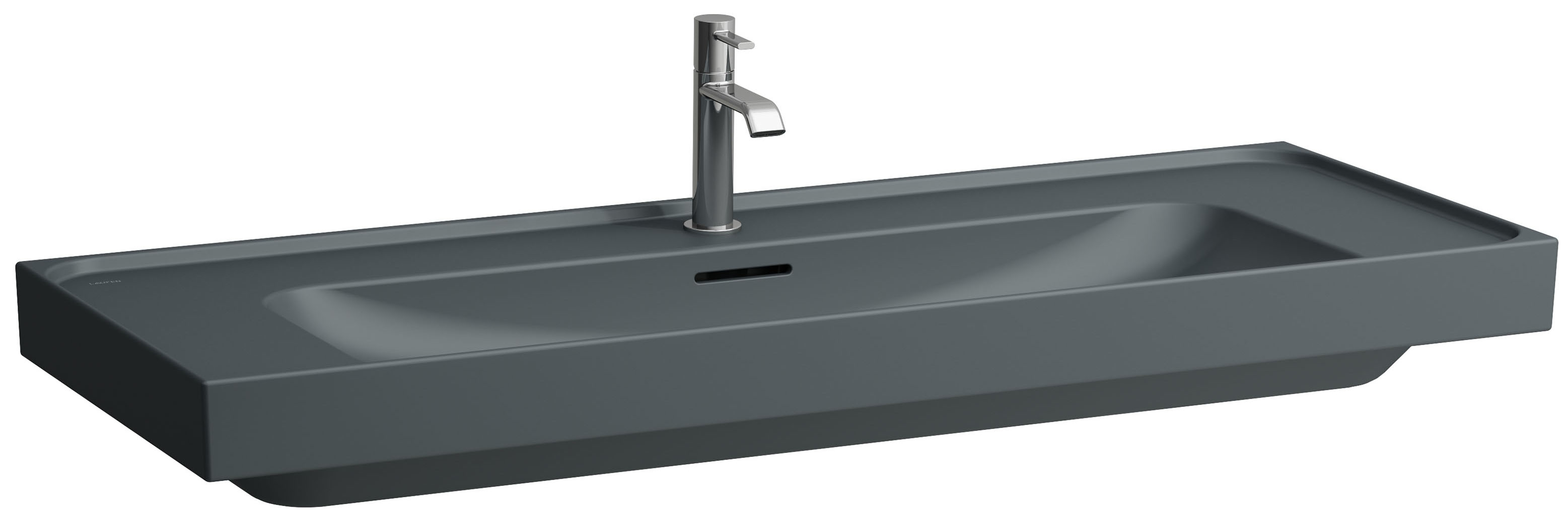Laufen Meda lavabo 120x46 cm rettangolare a parete-da mobile opaca H8141117581071