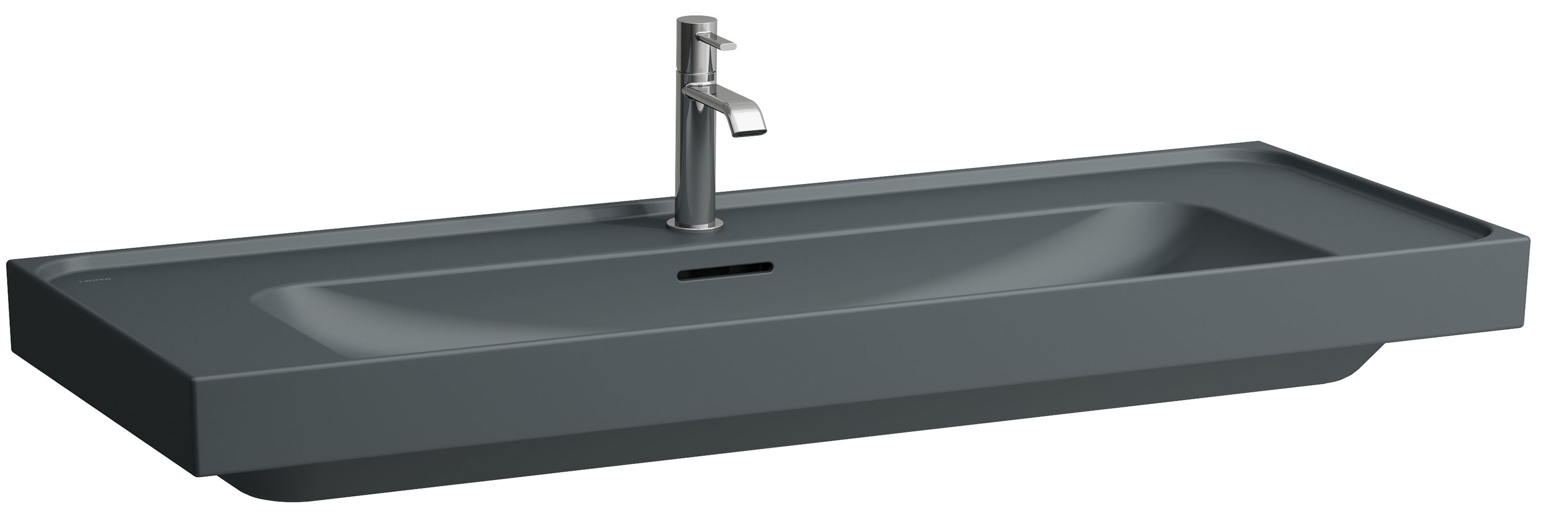 Laufen Meda lavabo 120x46 cm rettangolare a parete-da mobile opaca H8141117581041