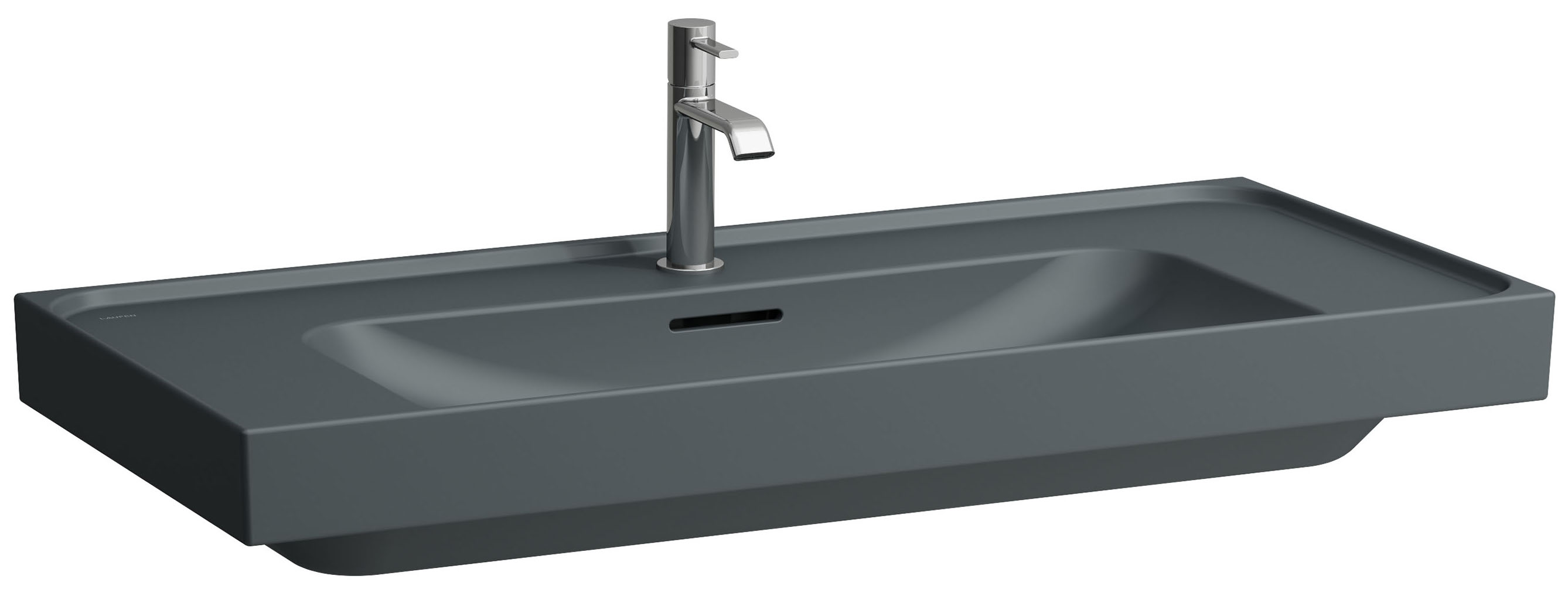Laufen Meda lavabo 100x46 cm rettangolare a parete opaca H8161197581091