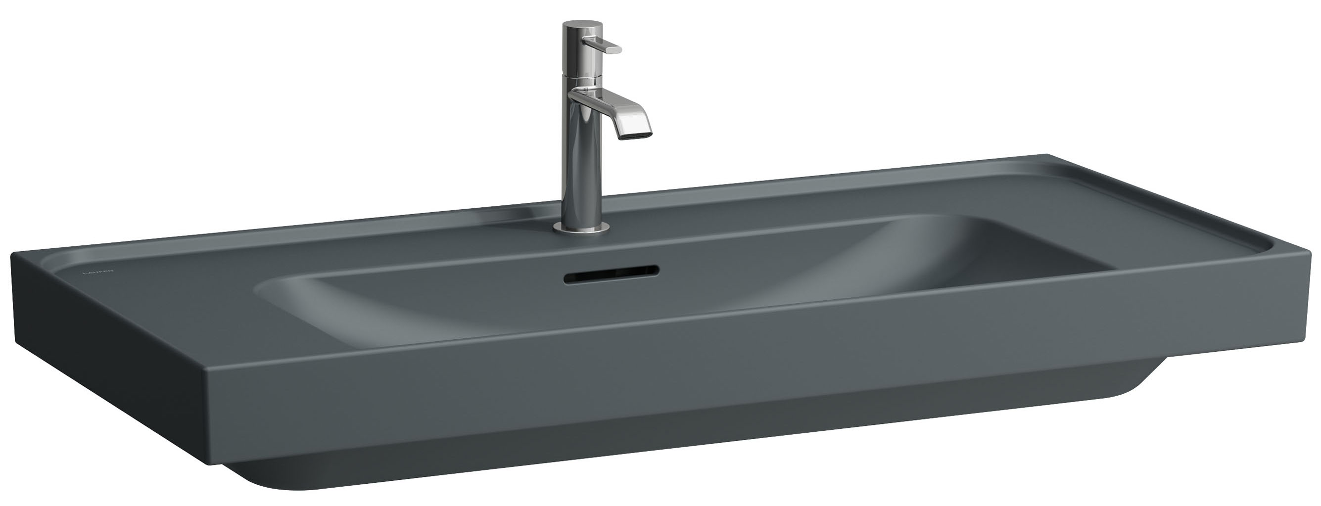 Laufen Meda lavabo 100x46 cm rettangolare a parete-da mobile opaca H8101197581091