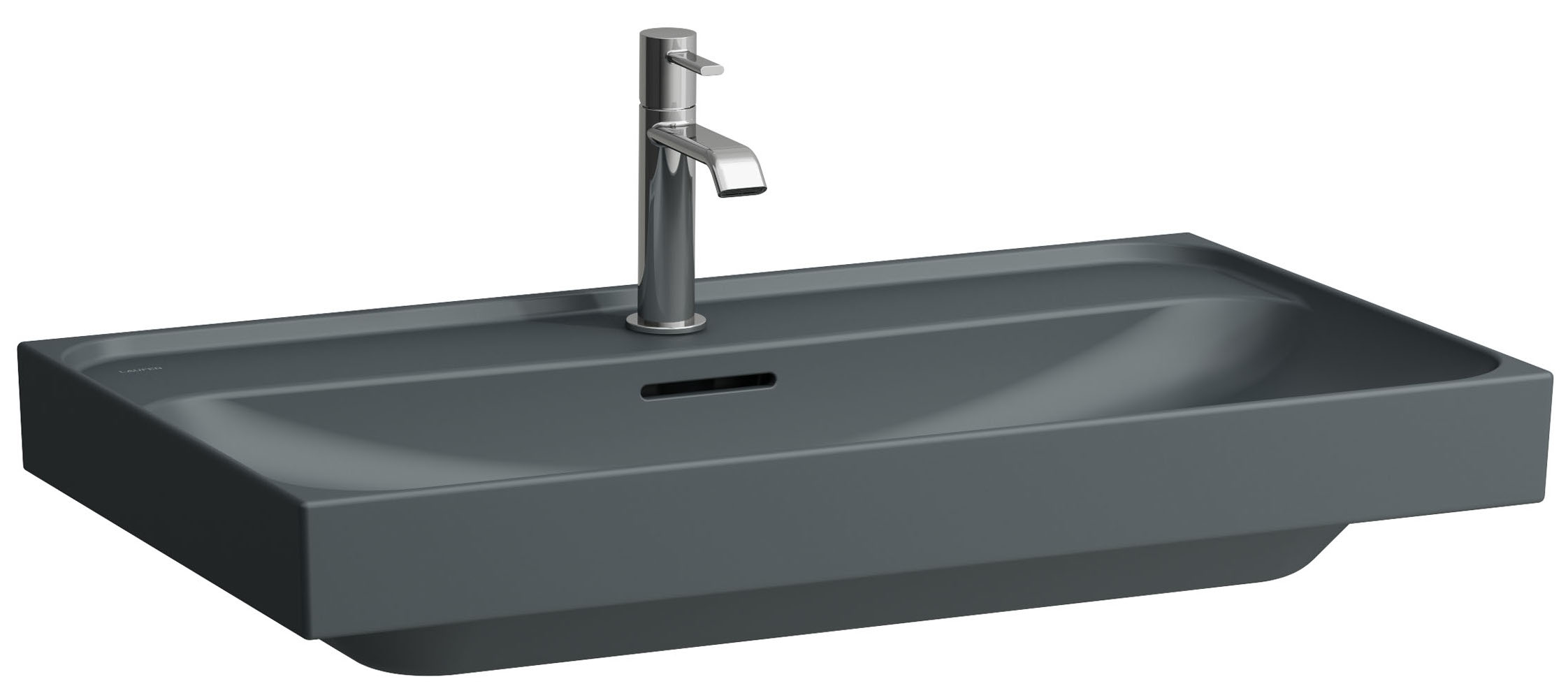 Laufen Meda lavabo 80x46 cm rettangolare a parete-da mobile opaca H8101177581041