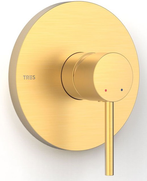 Tres Rapid Box rubinetto per doccia da incasso oro 26227810OM
